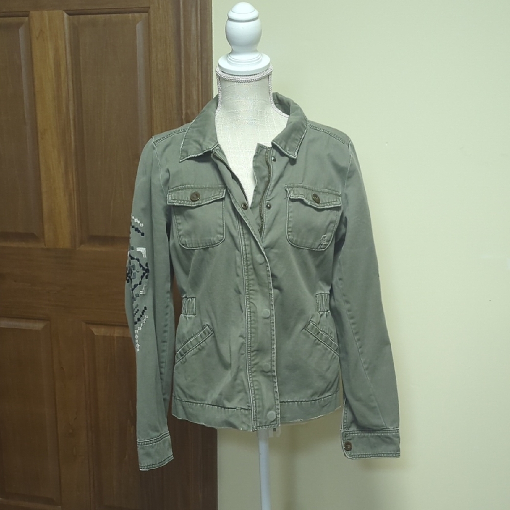 Maurices Utility Jacket in Sage Green